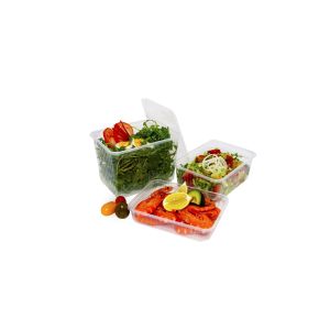 Vanička (PP) hranatá priehľadná 186 x 133 mm 500ml [50 ks]