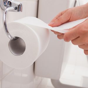 Toaletný papier Harmony Pro 2vrstvý biely Ø10,5cm 18,2m 155 útržkov [16 ks]