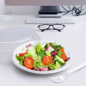 Tanier (PP) Reware Dinner ECONOMY opakovane použiteľný biely Ø22cm [100 ks]