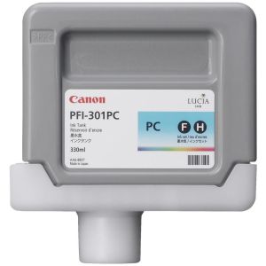 Cartridge Canon PFI-301PC, foto azúrová (photo cyan), originál