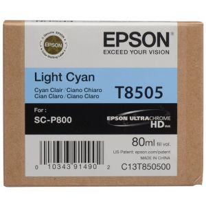 Cartridge Epson T8505, svetlá azúrová (light cyan), originál