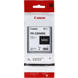 Cartridge Canon PFI-030MBK, 3488C001, matná čierna (matte black), originál