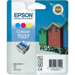 Cartridge Epson T037, farebná (tricolor), originál