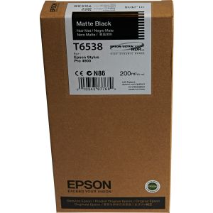 Cartridge Epson T6538, matná čierna (matte black), originál