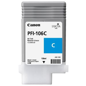 Cartridge Canon PFI-106C, azúrová (cyan), originál