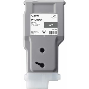 Cartridge Canon PFI-206GY, sivá (gray), originál