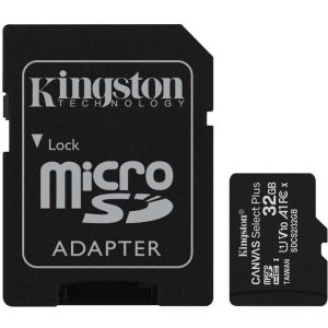 Kingston Canvas Select Plus A1/micro SDHC/32GB/100MBps/UHS-I U1/Class 10/+ Adaptér SDCS2/32GB