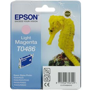 Cartridge Epson T0486, svetlá purpurová (light magenta), originál