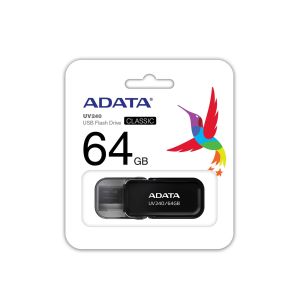 ADATA UV240/64GB/USB 2.0/USB-A/Čierna AUV240-64G-RBK