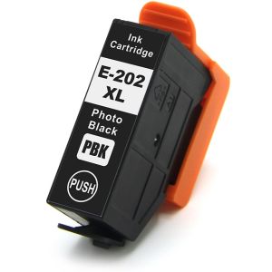 Cartridge Epson 202 XL, T02H1, foto čierna (photo black), alternatívny