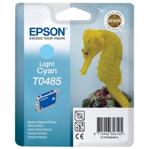 Cartridge Epson T0485, svetlá azúrová (light cyan), originál