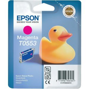 Cartridge Epson T0553, purpurová (magenta), originál