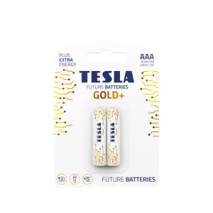 TESLA - batéria AAA GOLD+, 2ks, LR03 12030220