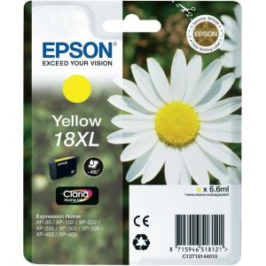 Cartridge Epson T1814 (18XL), žltá (yellow), originál