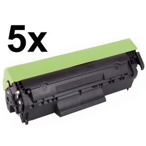 Toner 5 x HP CF283X (83X), päťbalenie, čierna (black), alternatívny