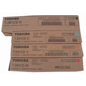 Toner Toshiba T-281CE-C, azúrová (cyan), originál