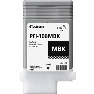 Cartridge Canon PFI-106MBK, matná čierna (matte black), originál
