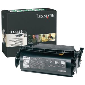 Toner Lexmark 12A6869 (T620, T622, X620), pre tlač etikiet, čierna (black), originál