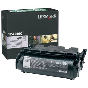 Toner Lexmark 12A7460 (T630, X630), čierna (black), originál