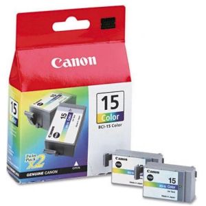 Cartridge Canon BCI-15C, dvojbalenie, farebná (tricolor), originál