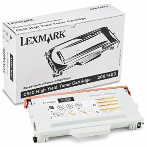 Toner Lexmark 20K1403 (C510), čierna (black), originál