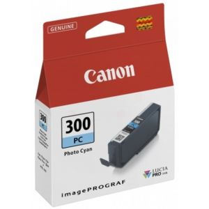 Cartridge Canon PFI-300PC, 4197C001, foto azúrová (photo cyan), originál