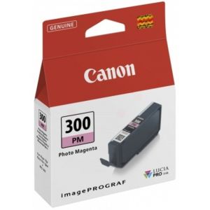 Cartridge Canon PFI-300PM, 4198C001, foto purpurová (photo magenta), originál