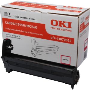 Optická jednotka OKI 43870022 (C5850, C5950, MC560), purpurová (magenta), originál