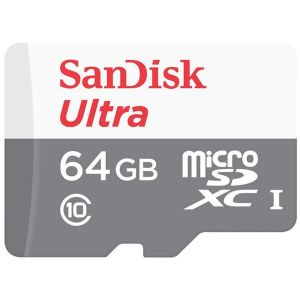 SanDisk Ultra/micro SDXC/64GB/100MBps/UHS-I U1 / Class 10 SDSQUNR-064G-GN3MN