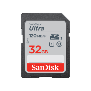 SanDisk Ultra/SDHC/32GB/120MBps/UHS-I U1 / Class 10/Čierna SDSDUN4-032G-GN6IN