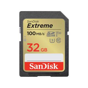 SanDisk Extreme/SDHC/32GB/100MBps/UHS-I U3 / Class 10 SDSDXVT-032G-GNCIN
