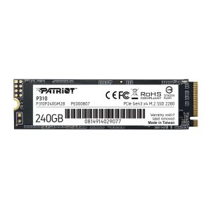 PATRIOT P310/240GB/SSD/M.2 NVMe/3R P310P240GM28