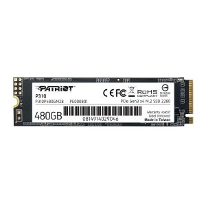 PATRIOT P310/480GB/SSD/M.2 NVMe/3R P310P480GM28