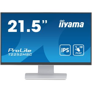 22" LCD iiyamaT2252MSC-W2: IPS,FHD,10P,DP,HDMI T2252MSC-W2