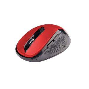 C-TECH Myš WLM-02/Ergonomická/Optická/Bezdrôtová USB/Čierna-červená WLM-02R