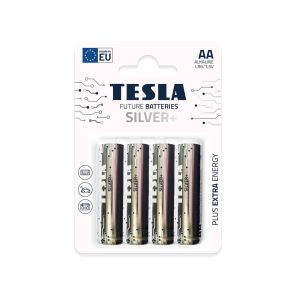 TESLA - batéria AA SILVER+, 4 ks, LR06 13060424
