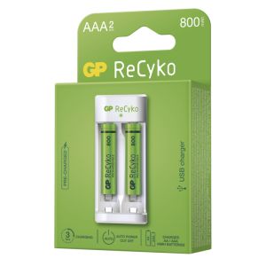 GP nabíjačka batérií Eco E211 + 2× AAA REC 800 1604821111