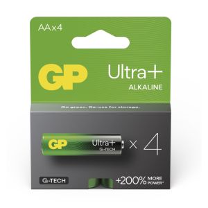 GP Alkalická batéria ULTRA PLUS AA (LR6) - 4ks 1013224000