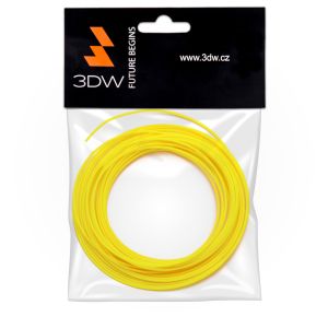 3DW - ABS filament 1,75mm žltá, 10m, tlač 220-250°C D11602