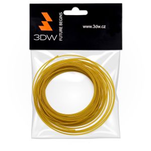 3DW - ABS filament 1,75mm zlatá, 10m, tlač 200-230 ° C D11611