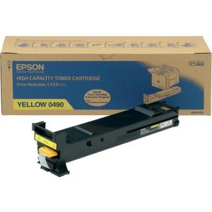Toner Epson C13S050490 (CX28), žltá (yellow), originál