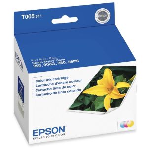 Cartridge Epson T005, farebná (tricolor), originál