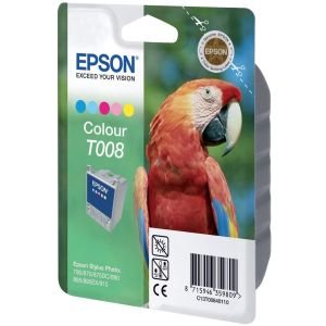 Cartridge Epson T008, farebná (tricolor), originál