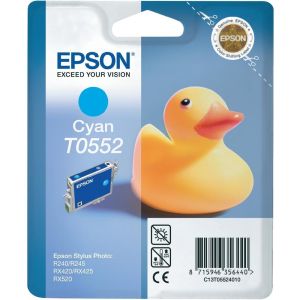 Cartridge Epson T0552, azúrová (cyan), originál