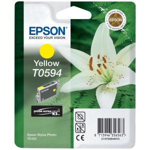 Cartridge Epson T0594, žltá (yellow), originál