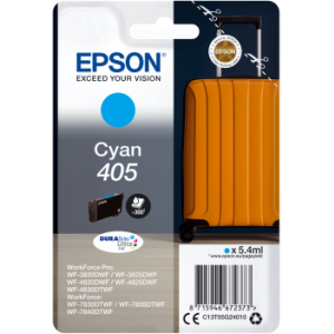 Cartridge Epson 405, T05G2, C13T05G24010, azúrová (cyan), originál