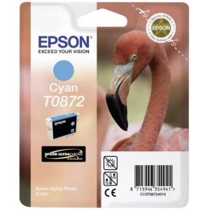 Cartridge Epson T0872, azúrová (cyan), originál