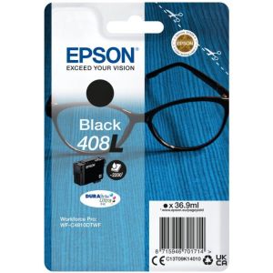 Cartridge Epson 408L, C13T09K14010, T09K140, čierna (black), originál