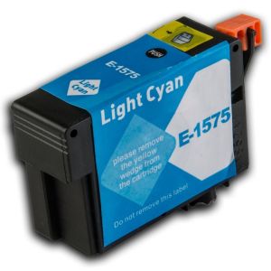 Cartridge Epson T1575, svetlá azúrová (light cyan), alternatívny