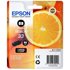 Cartridge Epson T3341 (33), foto čierna (photo black), originál